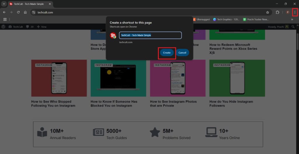 How to Make a Desktop Shortcut for a Website in Windows 11 – TechCult