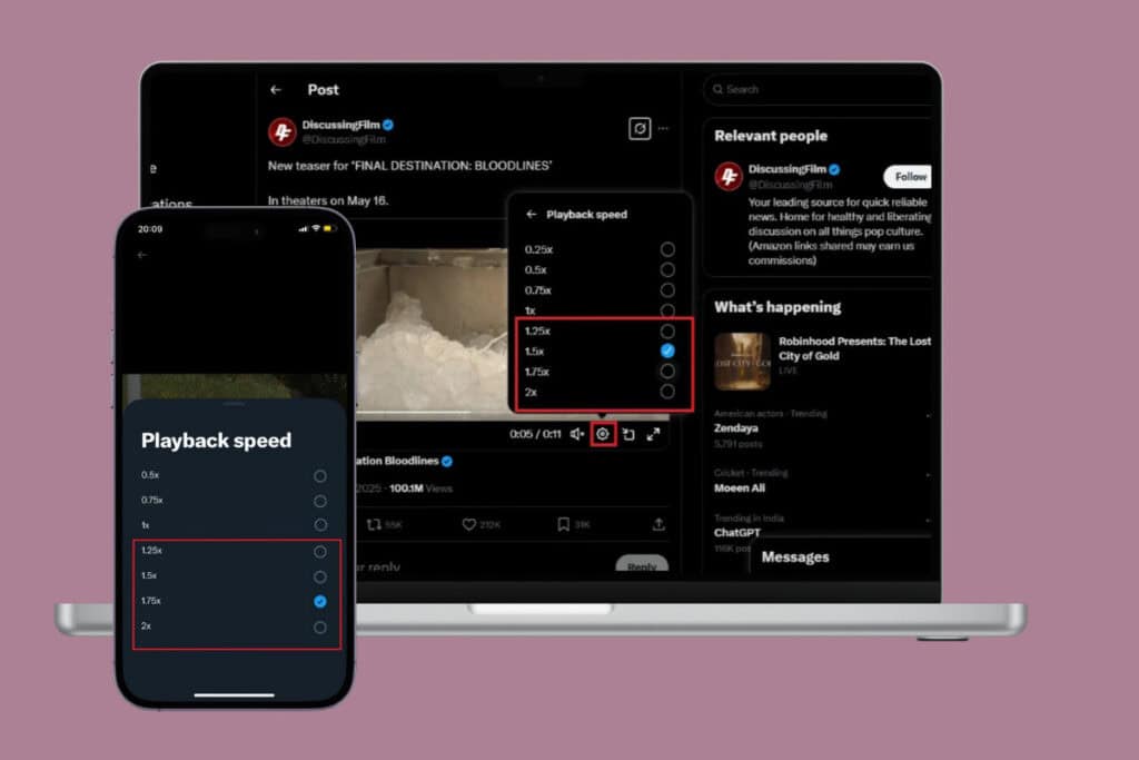 How to Increase Playback Speed of Video on Twitter