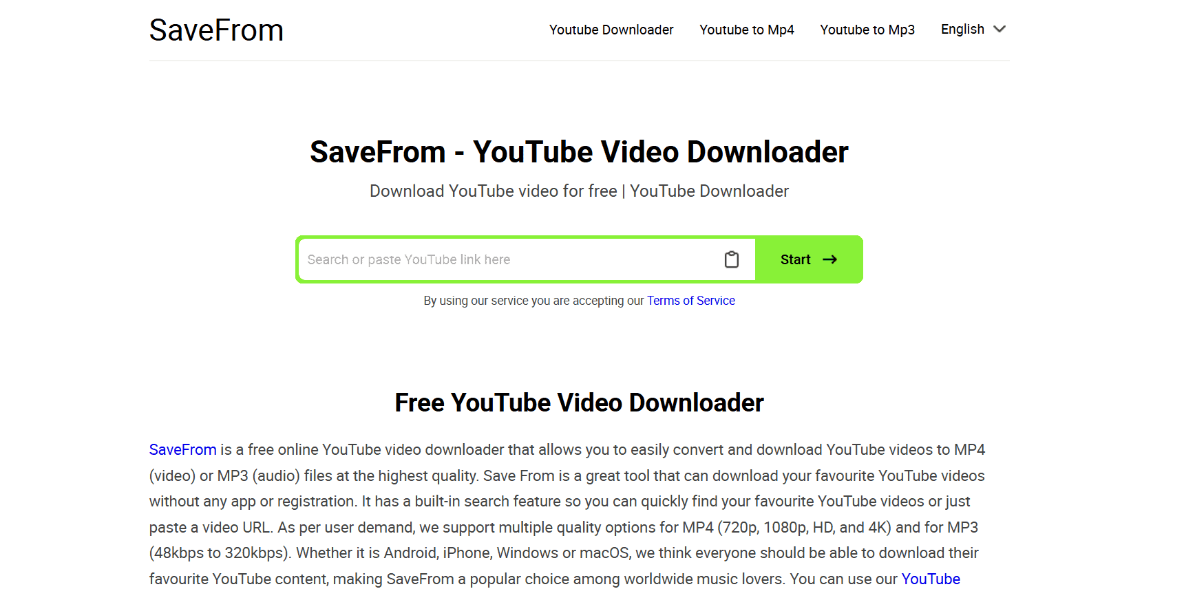 SaveFrom | Best App that Downloads YouTube Music
