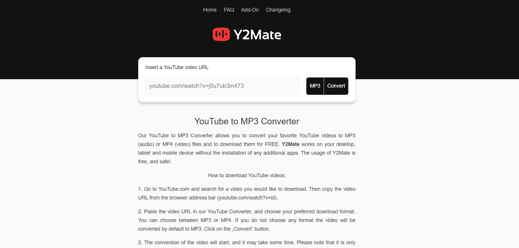 Y2Mate | app that downloads youtube music