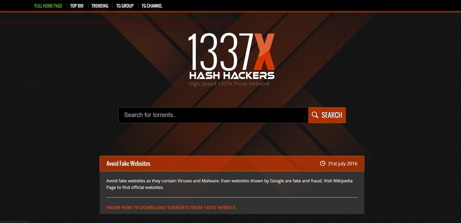 1337x | Best Kickass Torrents Alternatives