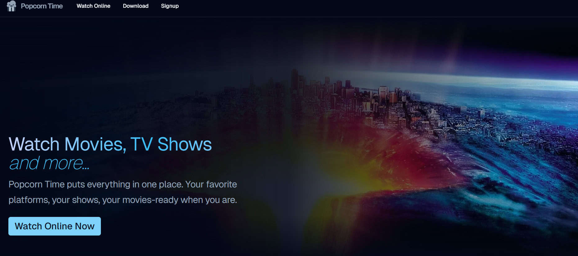 PopcornTime | best Putlocker alternatives
