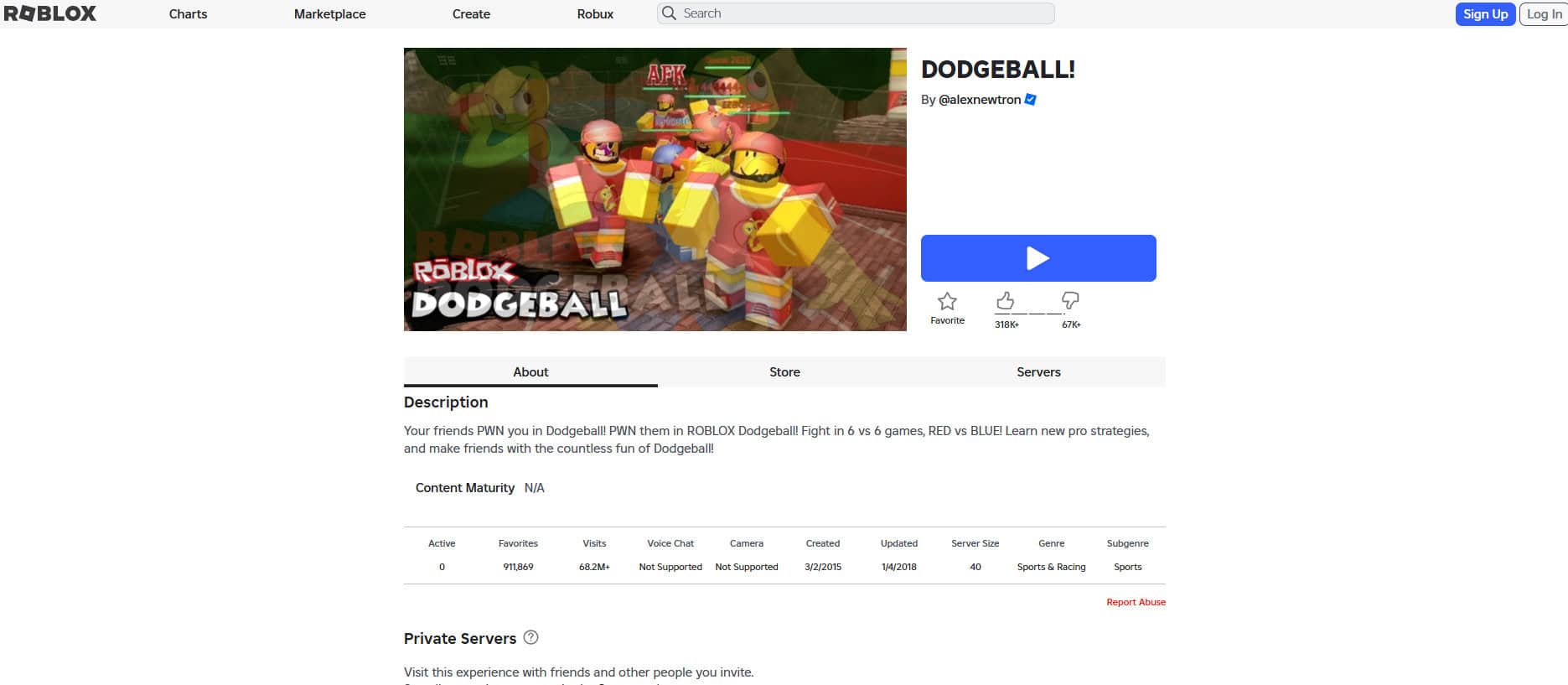 Roblox Dodgeball | Roblox fun games