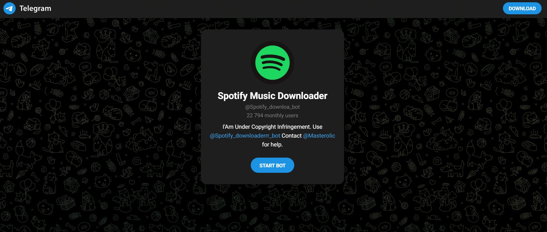 Spotify Downloader Bot