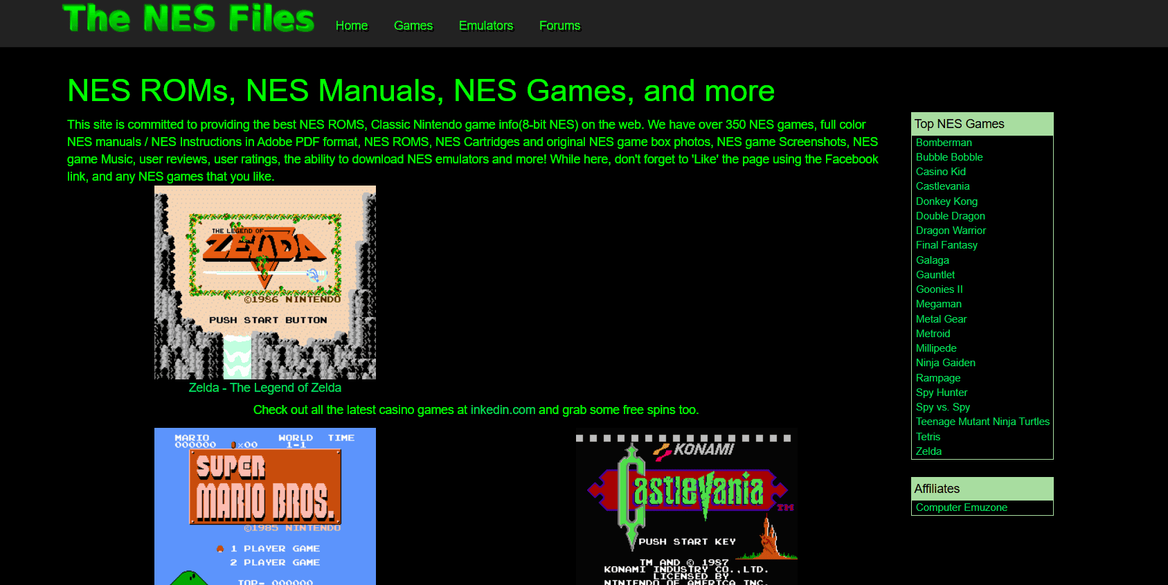 The NES Files