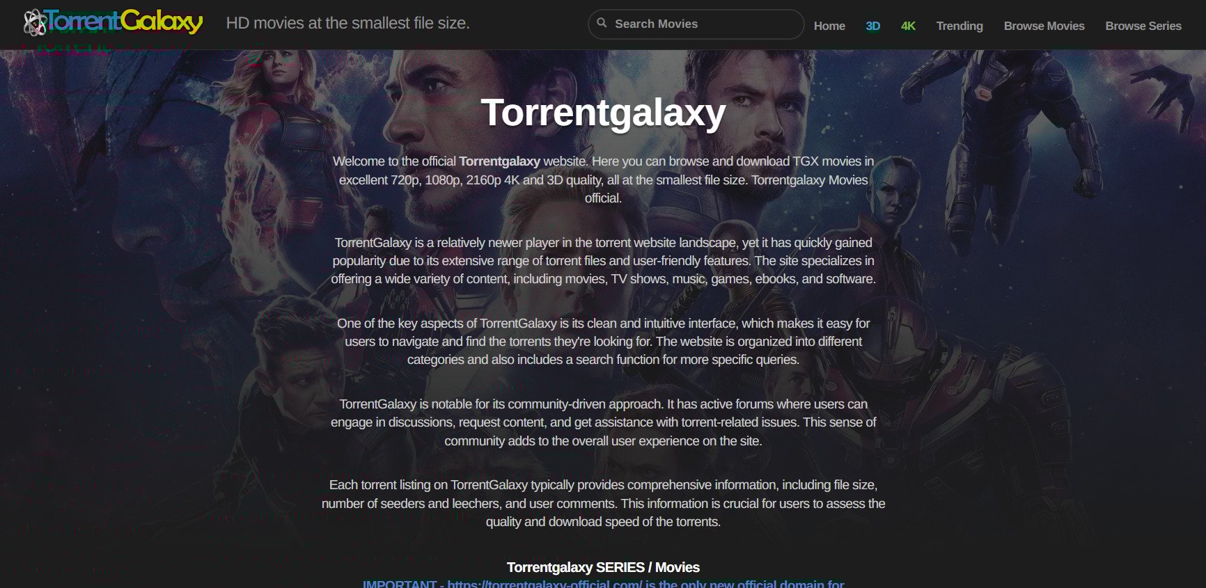 TorrentGalaxy | Best Kickass Torrents Alternatives