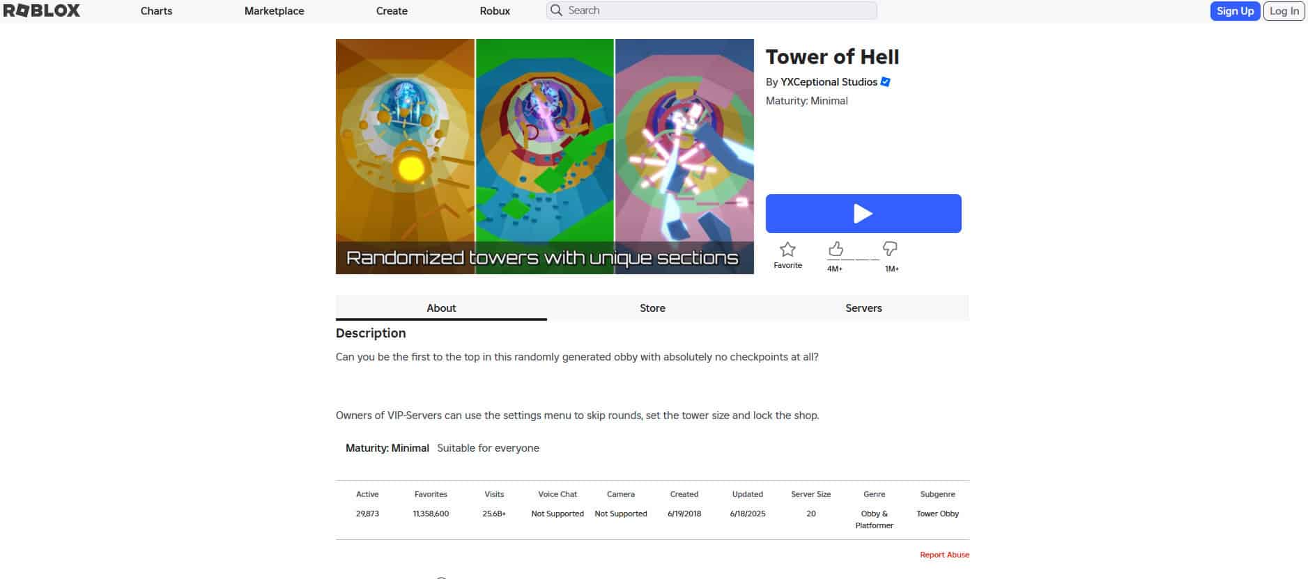 Tower of Hell | Fun Games in Roblox 