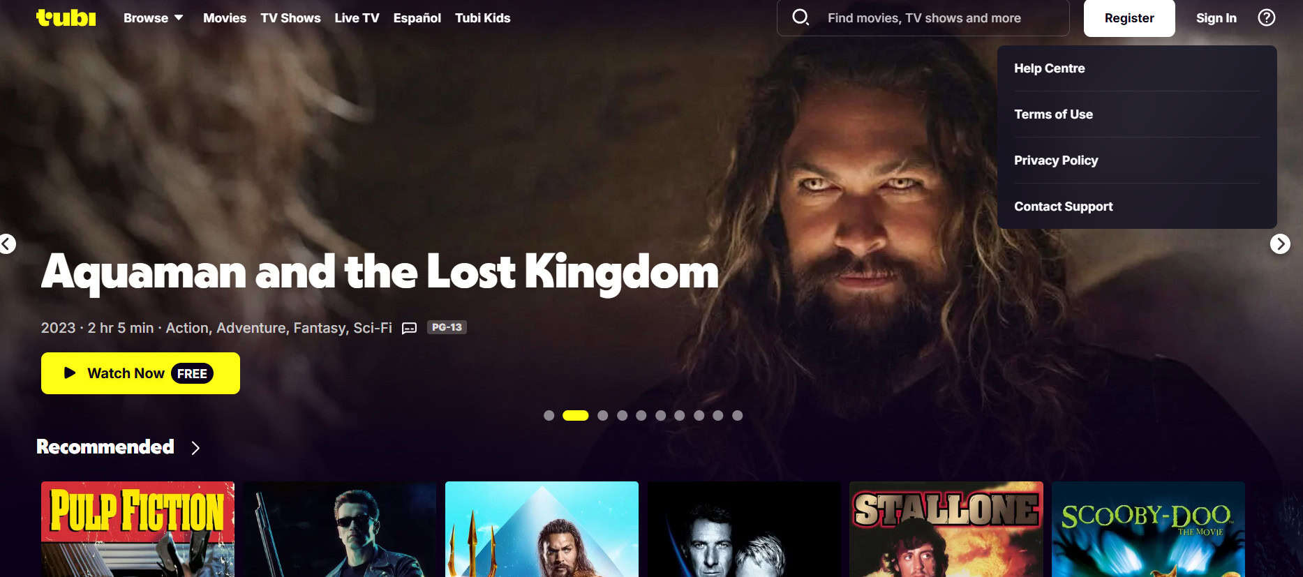Tubi | Best Putlocker Alternatives