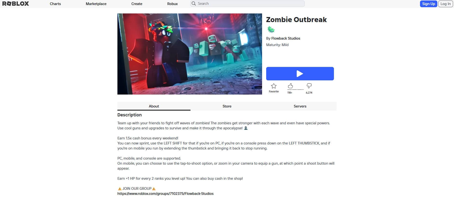 Zombie Outbreak | Best Zombie Games on Roblox