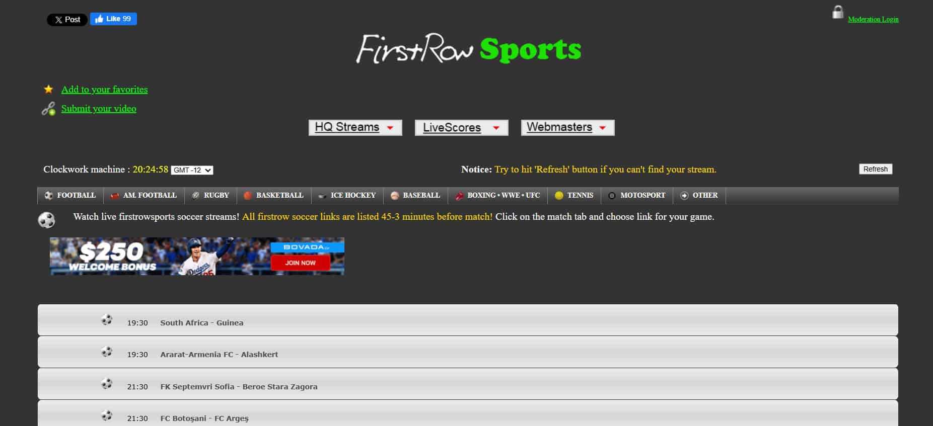 FirstRow Sports