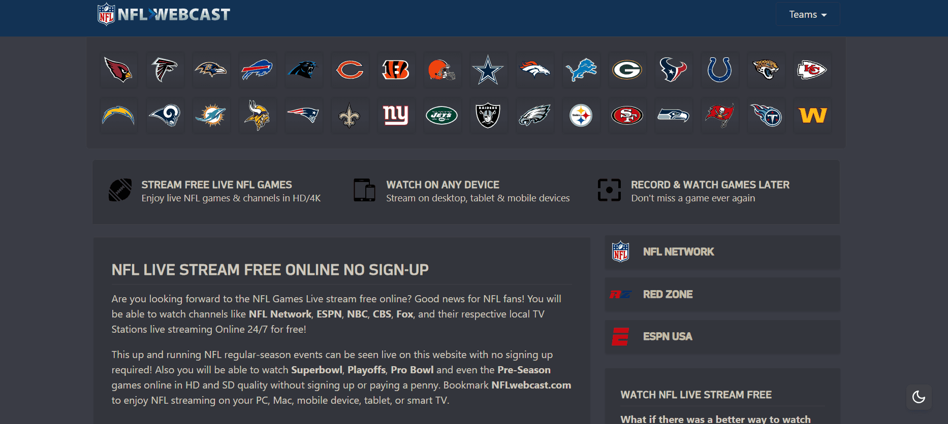 NFLWebcast
