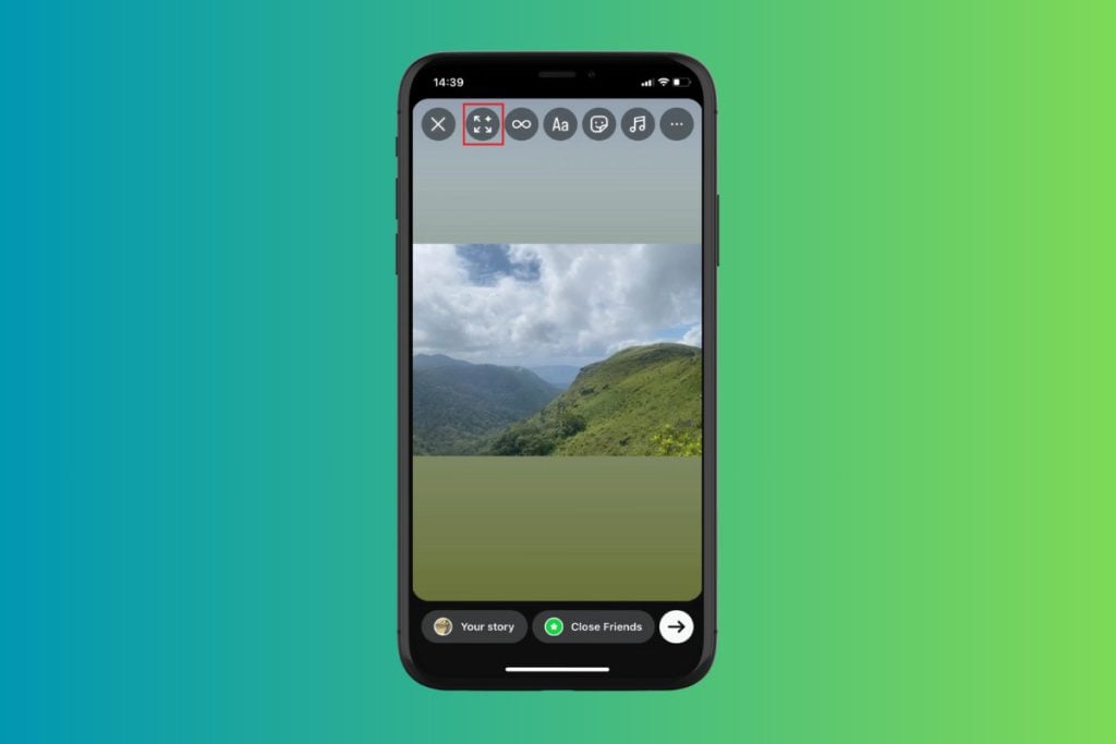 How to Expand Photos with Meta AI on Instagram Stories