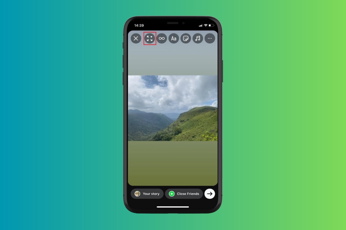 How to Expand Photos with Meta AI on Instagram Stories
