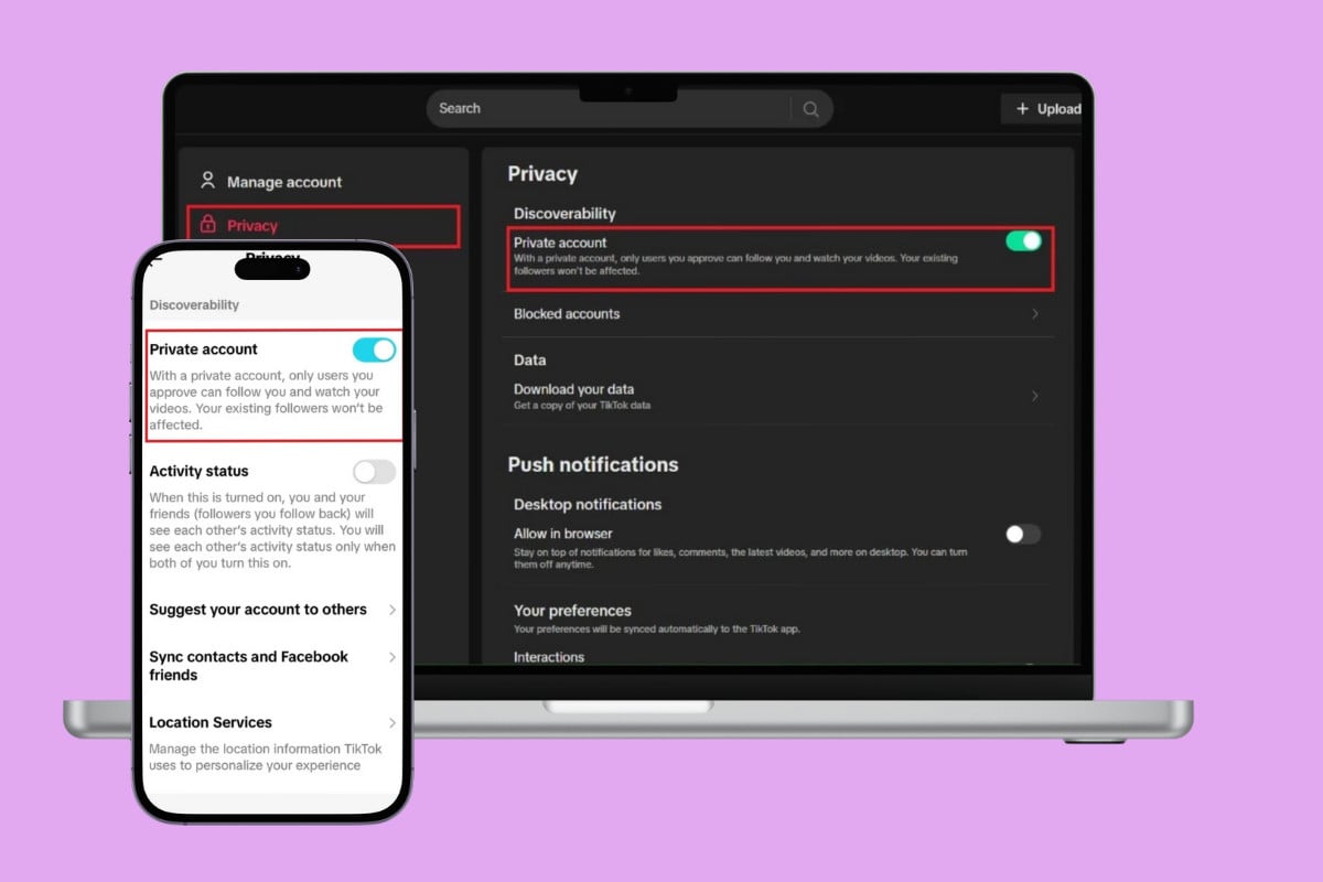 How to Make Your TikTok Account Private