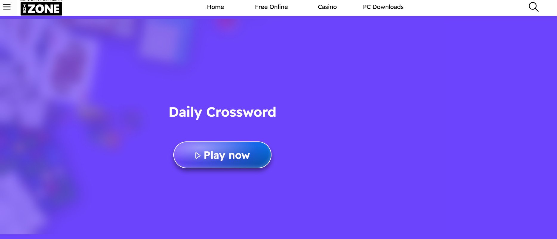 Daily Crossword | Best MSN Free Online Games