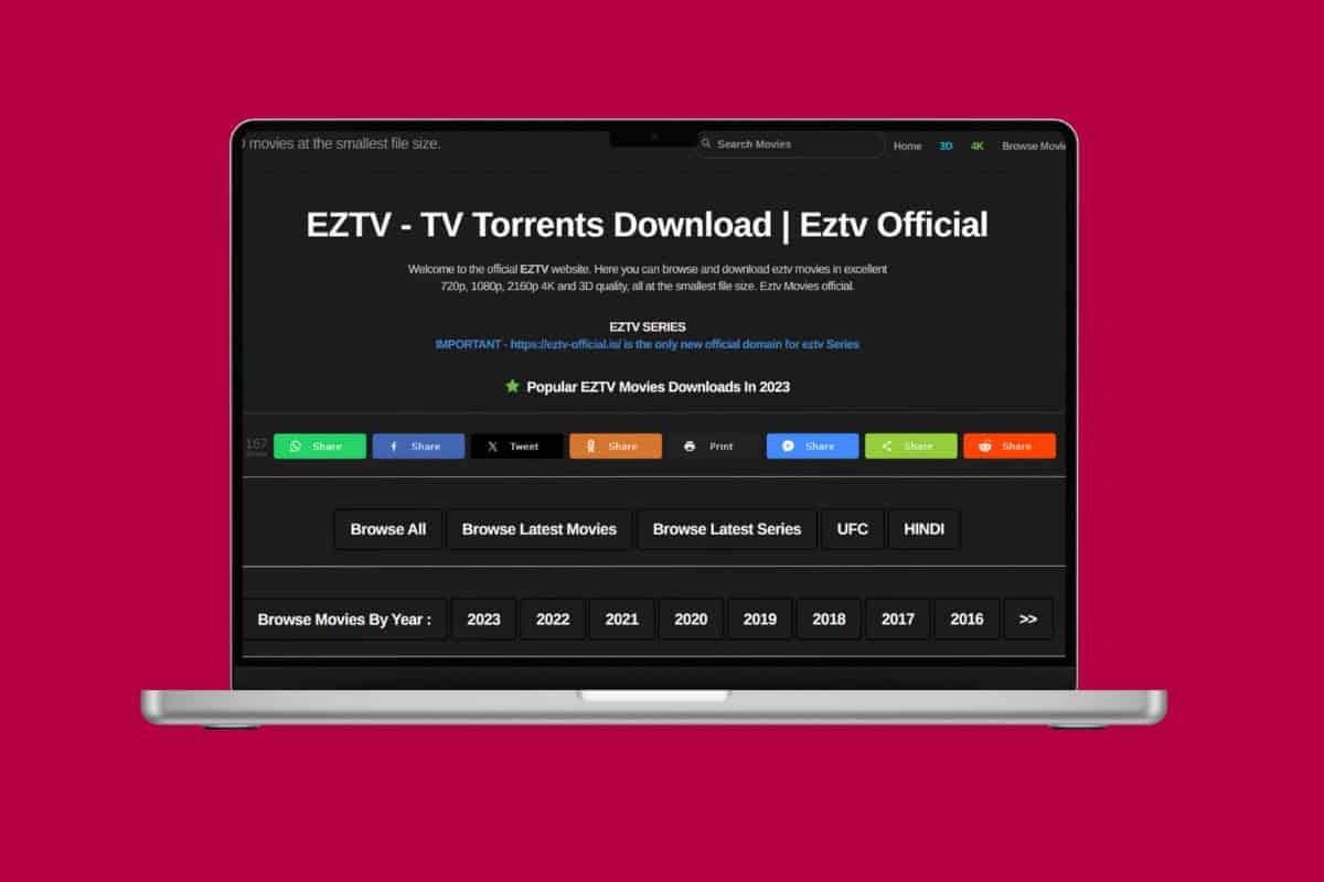 EZTV Proxy List