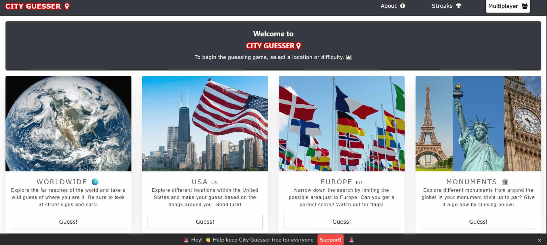 City Guesser