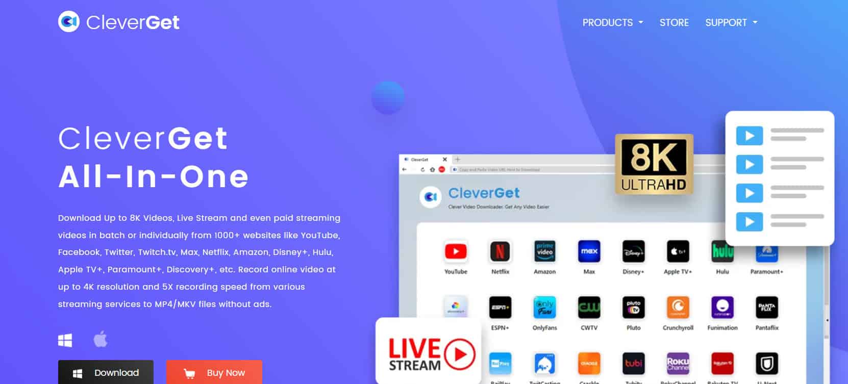 CleverGet | Best Twitch VOD Downloaders