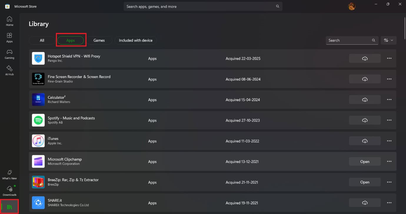 Click on Apps | How to Update Your Lenovo Laptop