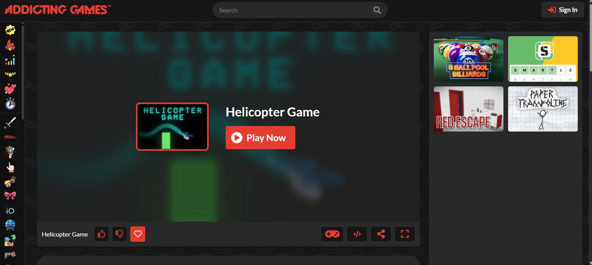 Helicopter Game
