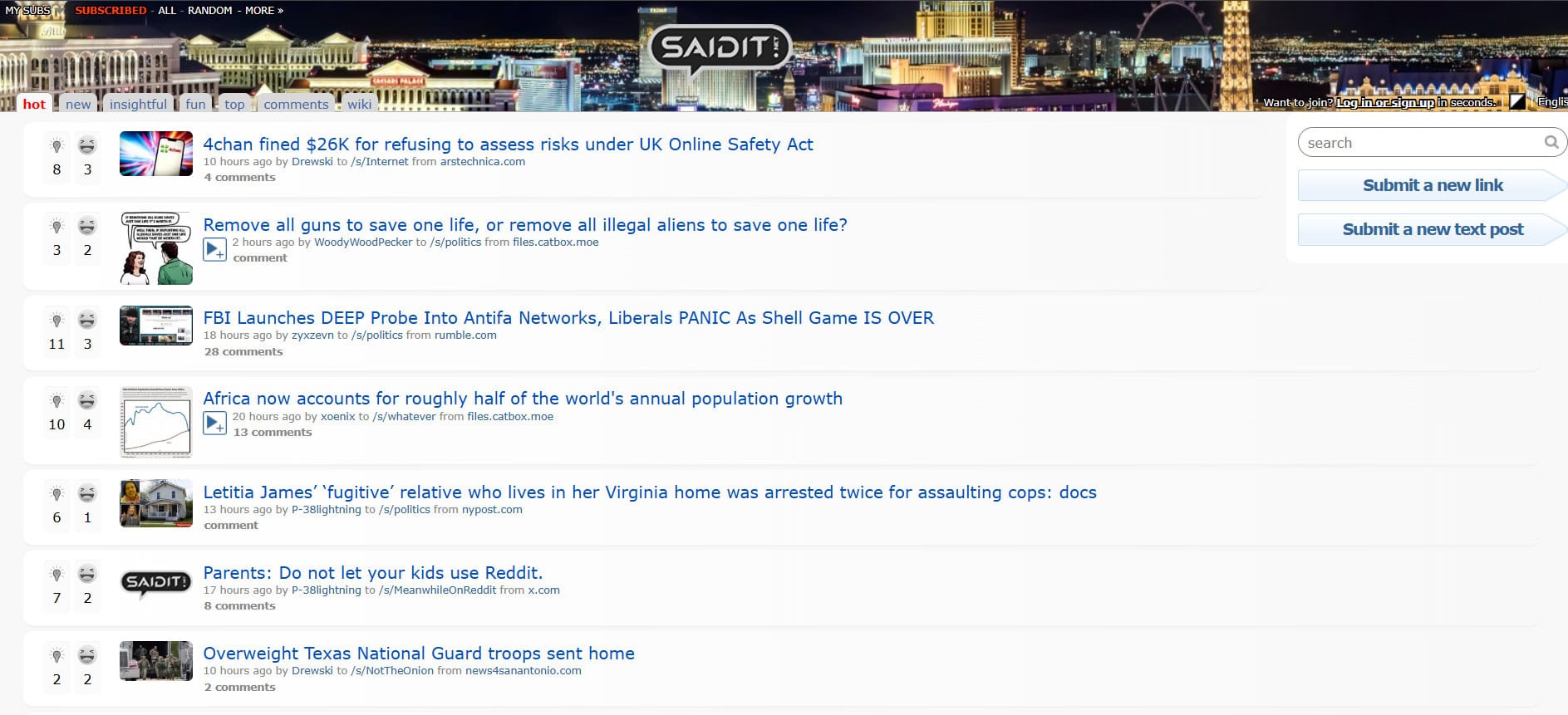 SaidIt.net | Best Sites Like Reddit