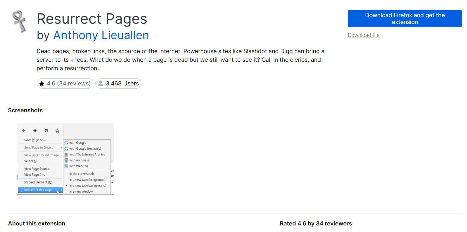 resurrect pages | Best Wayback Machine Alternatives
