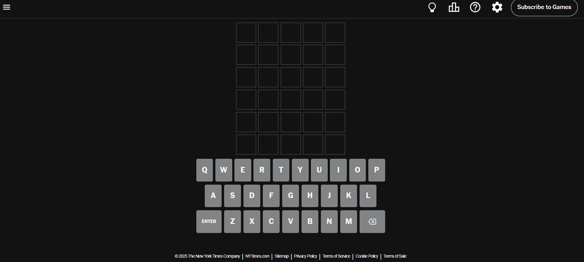 Wordle | Best Browser Games to Play