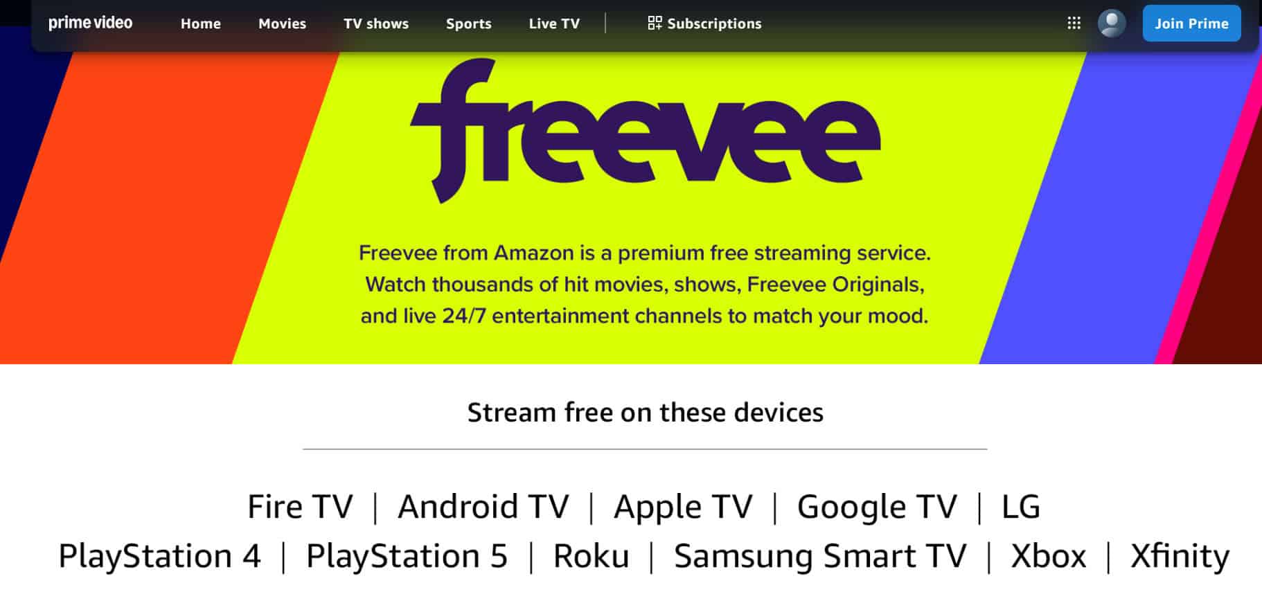 Amazon Freevee