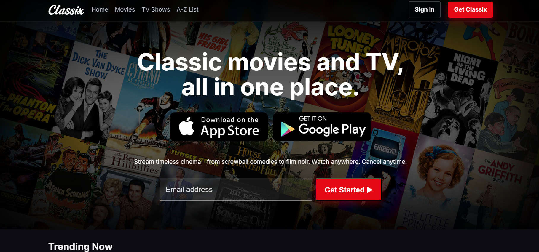 Classix | Best Free Live TV Apps for Android and iOS