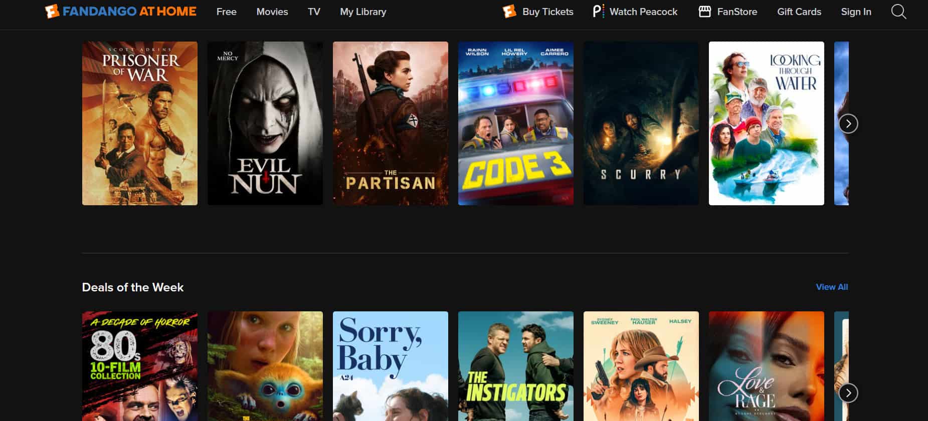 Fandango At Home | Best Free Movie Download Apps for Android