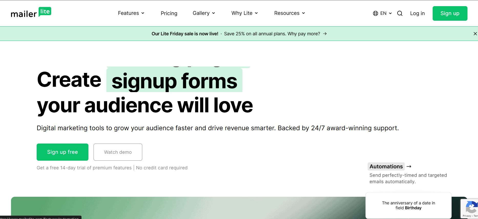 MailerLite | Best Substack Alternatives