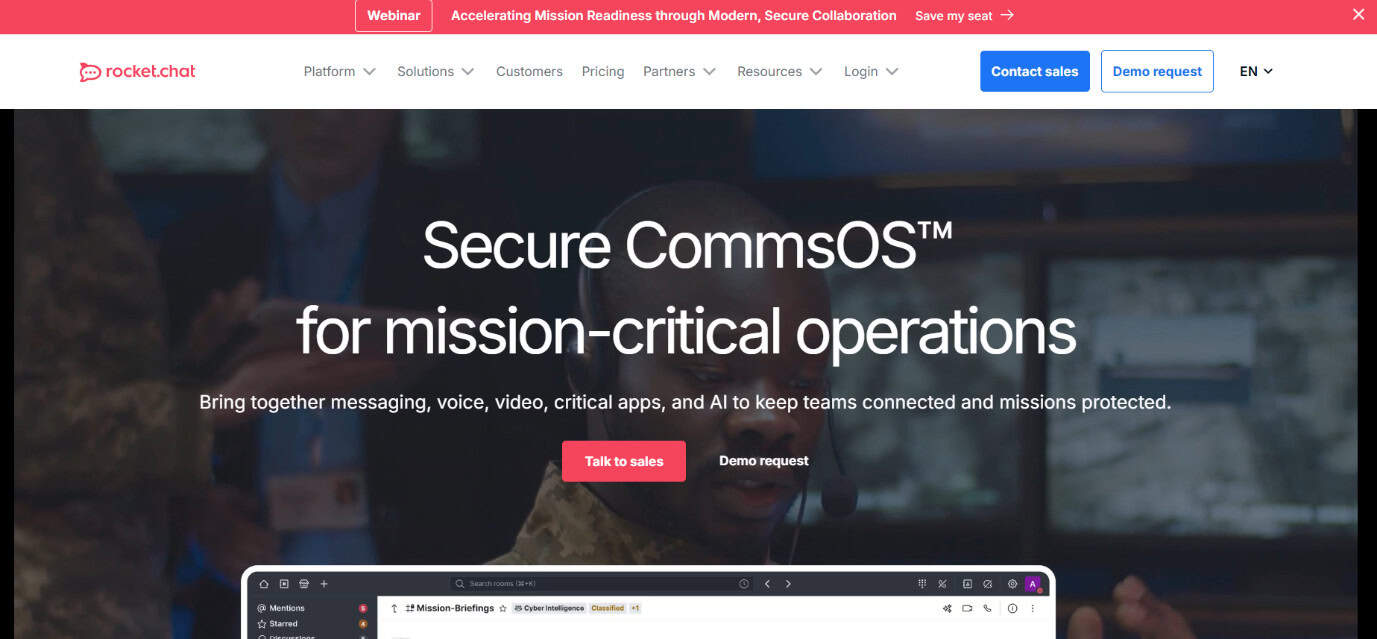 Rocket.Chat | Best Open Source Discord Alternatives