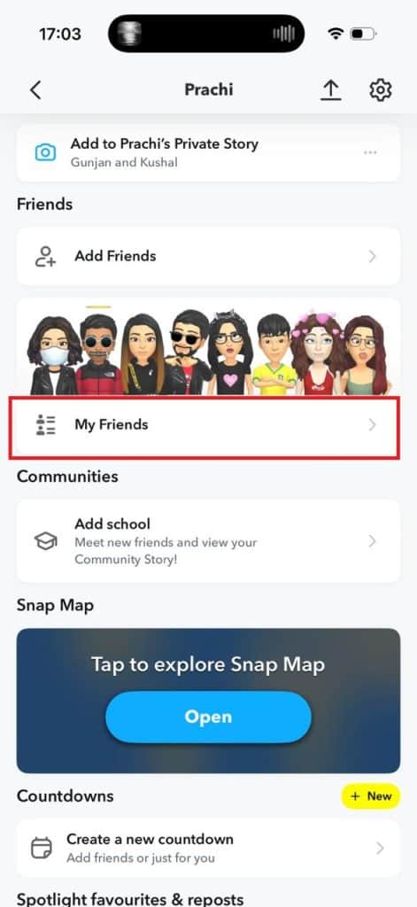 Does Snapchat Best Friends List Go Down Or Across 2027