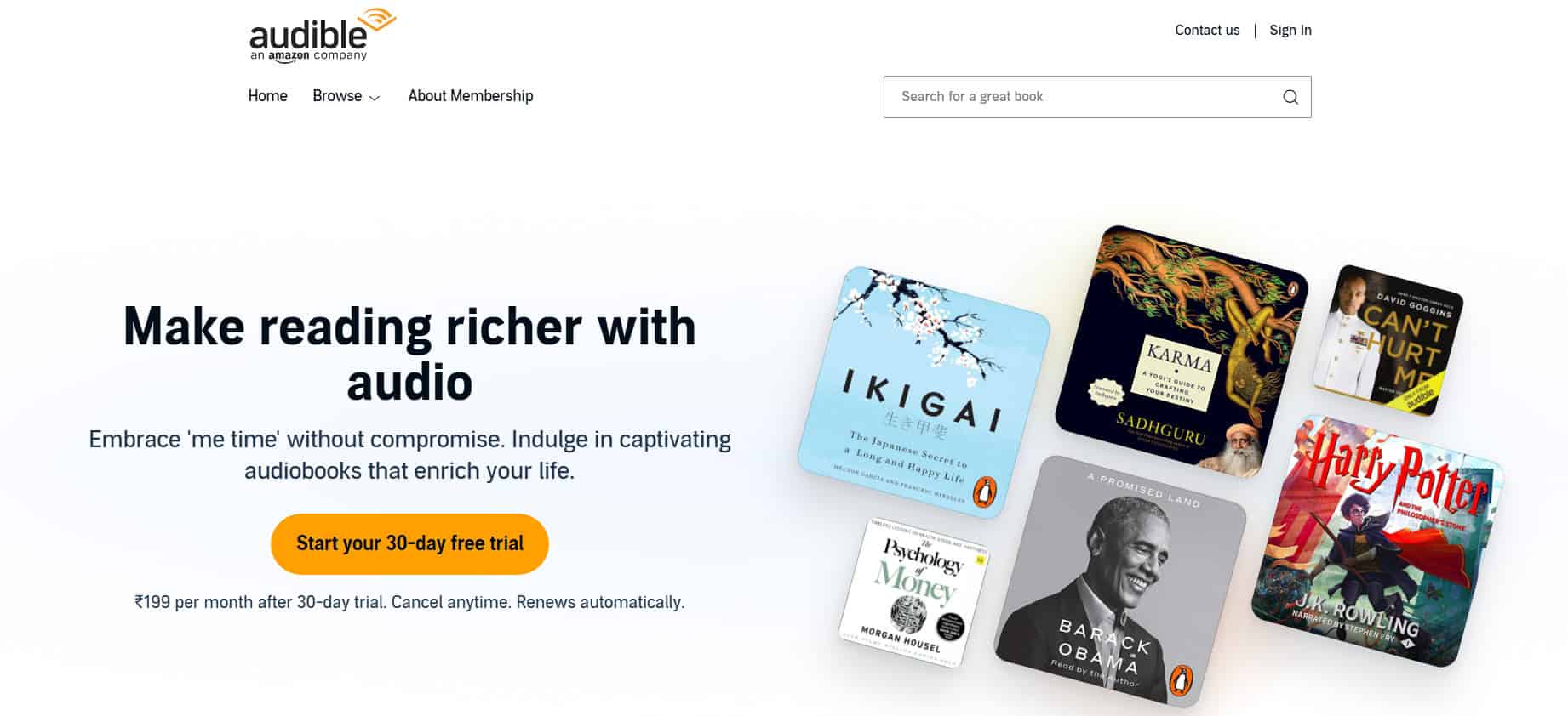 Audible | Best Audio Book Apps