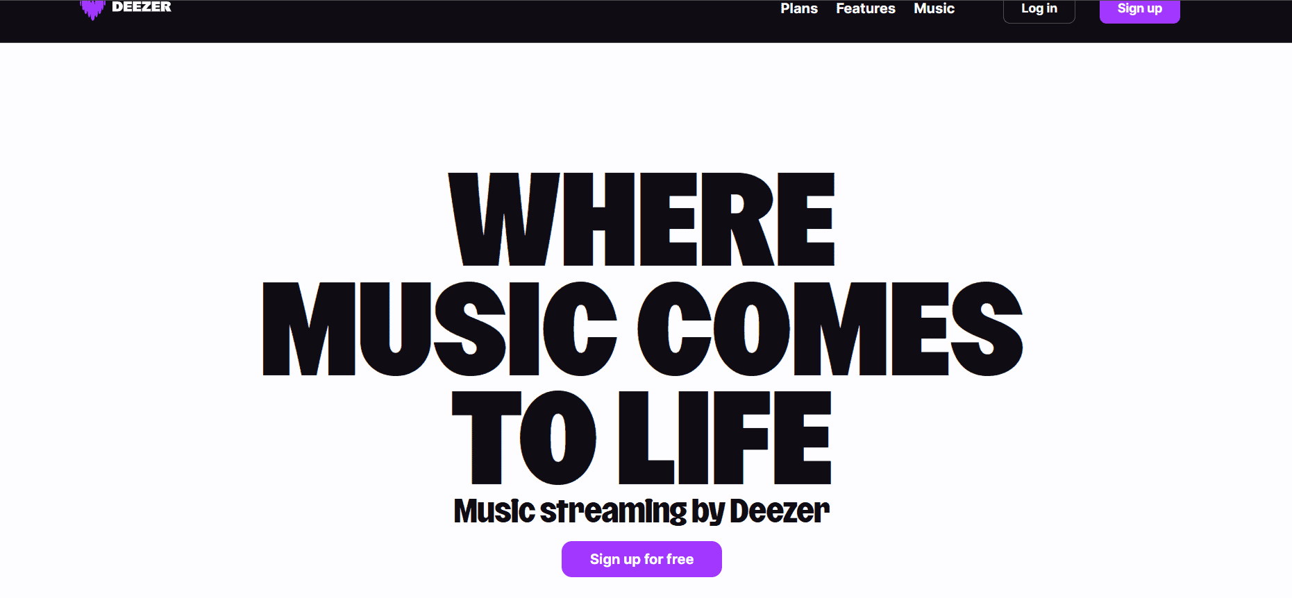 Deezer | Best Shazam Alternatives