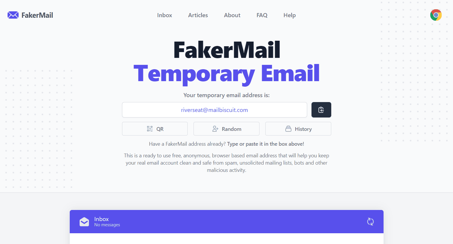 FakerMail | Best EmailOnDeck Alternatives