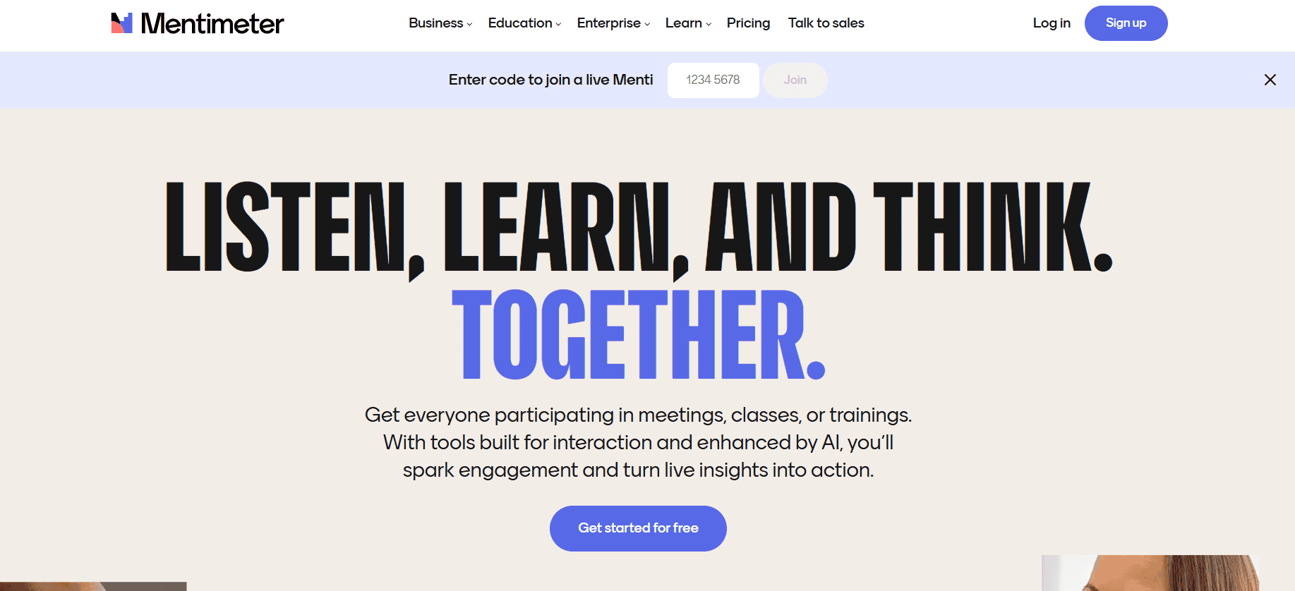 Mentimeter | Best Kahoot Alternatives