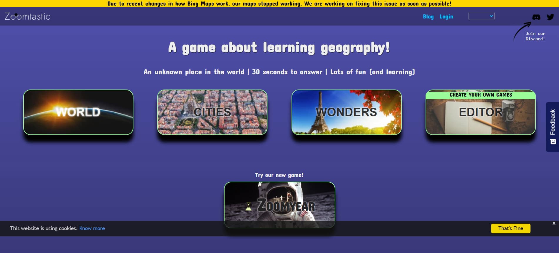 Zoomtastic | Best Free GeoGuessr Alternatives