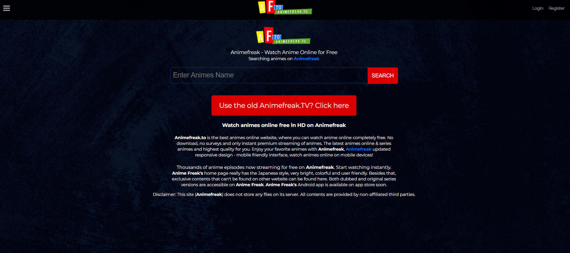 AnimeFreak | Best Free Anime Websites