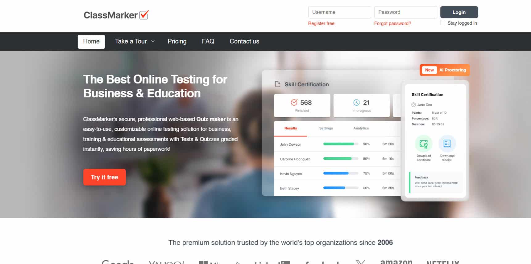 ClassMarker | Best Free Quizlet Alternatives for Studying