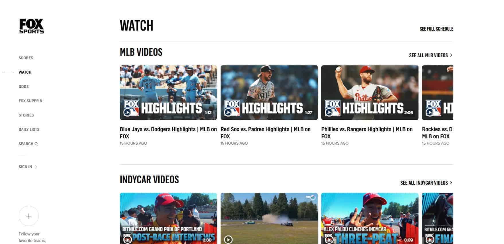 Fox Sports Go | Best Sportsurge Free Alternatives for Live Streaming