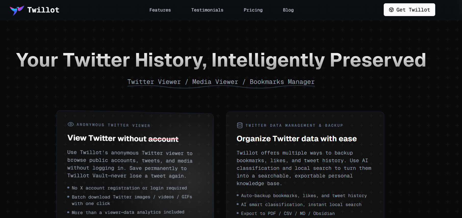 Twillot | Best Sotwe Alternatives as a Twitter Web Viewer