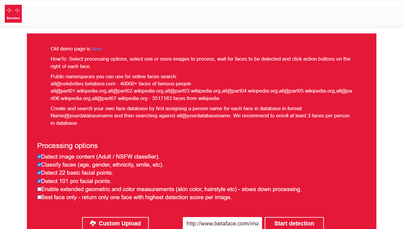 Betaface | Best TinEye Alternative