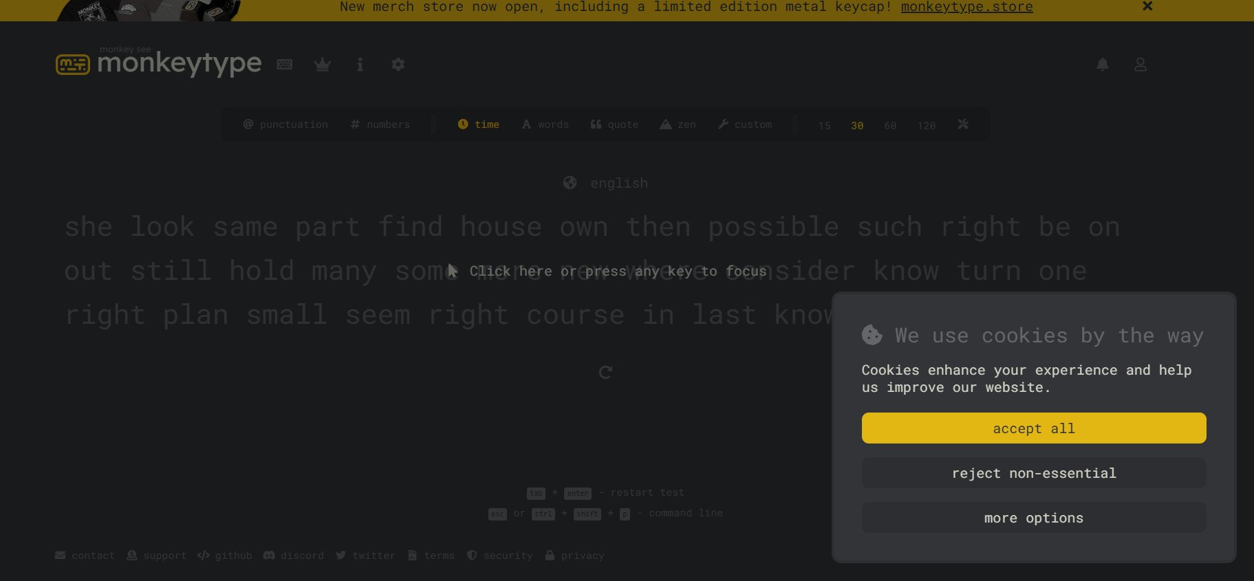 Monkeytype