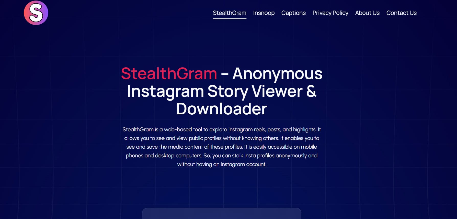 Stealthgram | Best Instagram Private Account Viewer