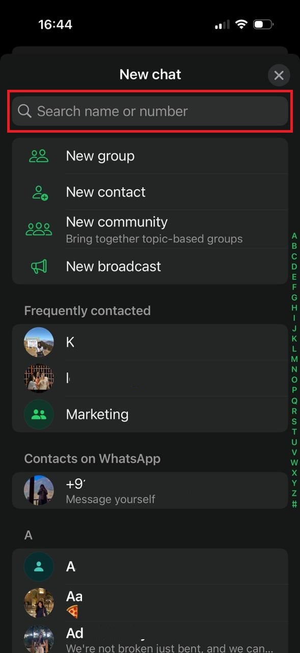 tap on Search name or number | How to Check Who Called Me from This Phone Number