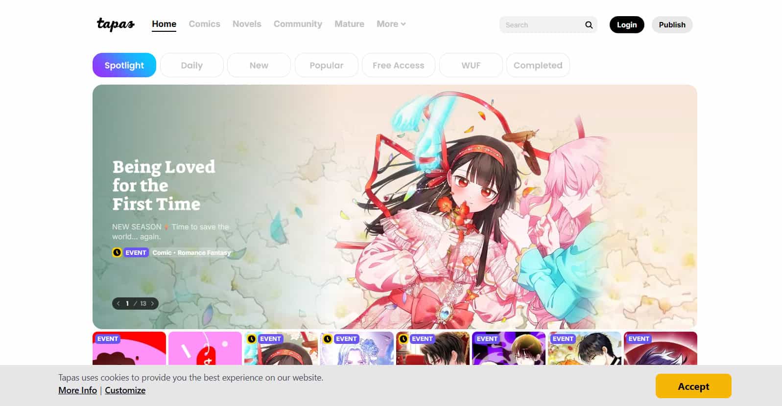 Tapas | Best FREE Manga Websites to Read Manga Online&nbsp;