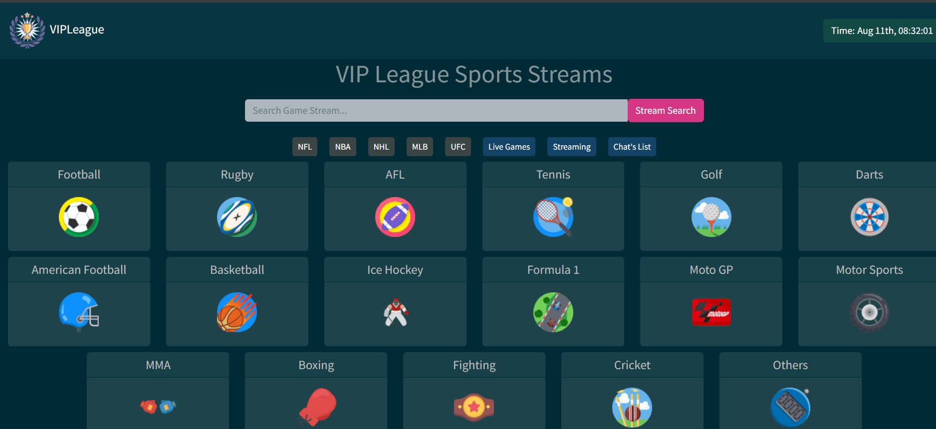VIP League | Best Crackstreams Alternatives