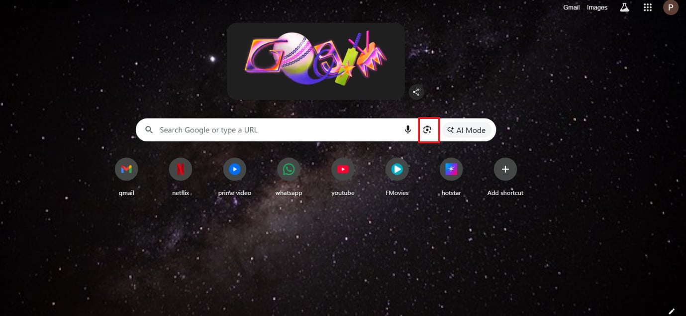 click on the image icon